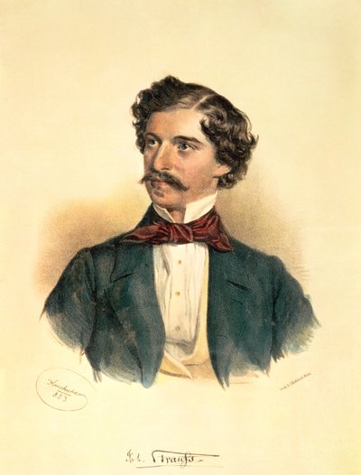 Johann Strauss the Elder (1804-49) by Josef Nikolaus Kriehuber